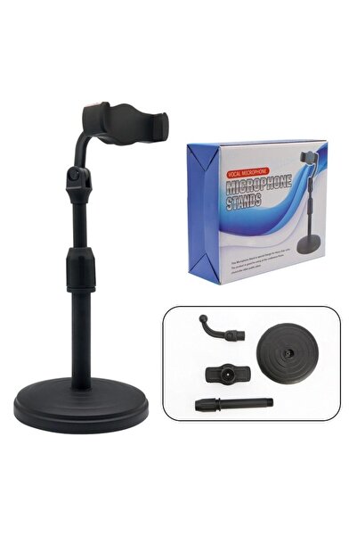 asua Masa Üstü Teleskopik Telefon Tutucu Ayarlanabilir Telefon Tutacağı Telefon Standı Şarj Standı