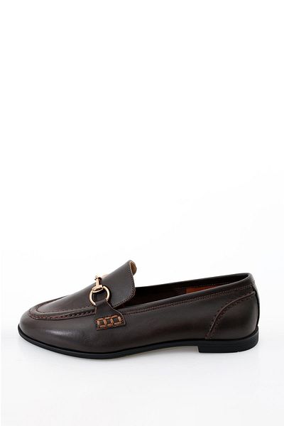 5in1Canpolat Leather Loafer 34306 - Brown
