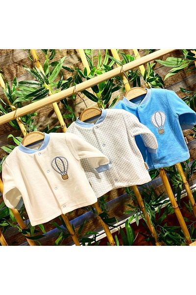 PATSAN 3-Piece Velvet Baby Cardigan Set Points
