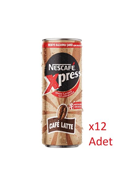 Nescafe Xpress Café Latte Kahve Aromalı Sütlü İçecek 250 ml - 12 Adet