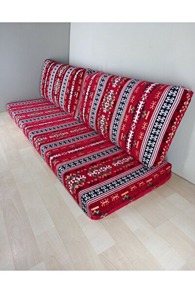 BARERMO B ÜYÜK Şark Köşesi, Otantik Yer Minderi, Minder Süngerli Yer Minderi,...