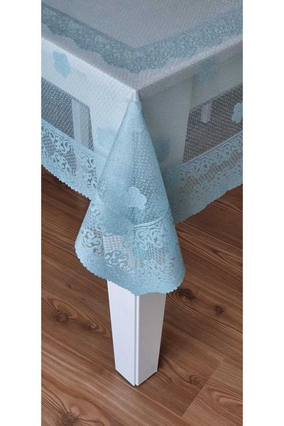 WENESSİ Fata de masa cu model panou din tul tricotat 160x220