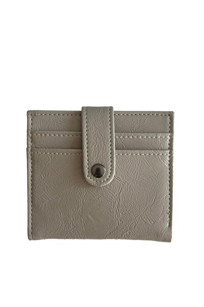 Boutiquehaki Patent Leather Wrinkled Bunny Wallet - Card Holder Detailed