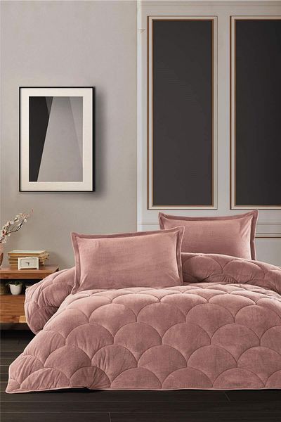 Zeynep Tekstil Clasy Welsoft Quilt Fluffy - Double