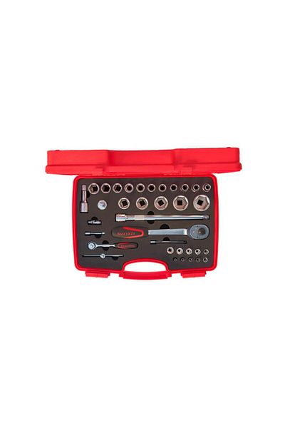 İzeltaş 1113 Six Corner Socket Set 1/4 - 1/2'' 35 Pieces