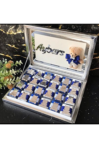 MONO GRUP Mono Design Exclusive Lüks Bebek Çikolatası - 48 Adet Özel Süslemel...