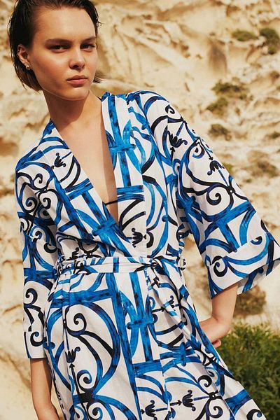 DeFacto Kimono respirabil Istanbul X cu model 100% bumbac X9170az23hs