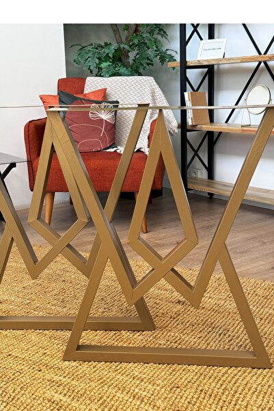 TOLIAHOME Metal Masa-Yemek Masası- Çalışma Masası Ayağı 2 Adet Ayak 72 Cm Mob...