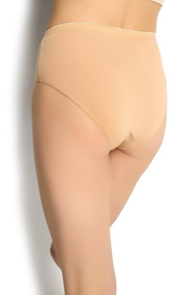 MYS GRUP TEKSTİL Висока талія MODAL Бікіні-сліп-трусики, набір з 3 штук - Тен-колір / 624