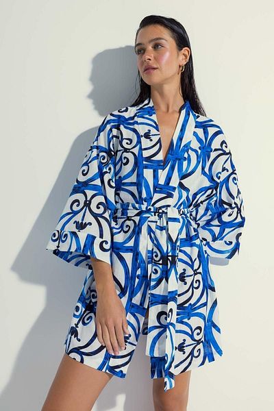 DeFacto Kimono respirabil Istanbul X cu model 100% bumbac X9170az23hs