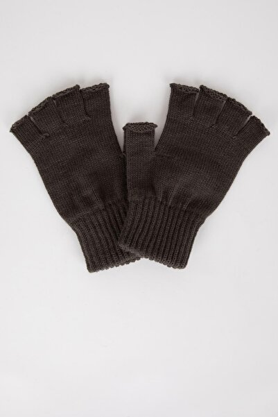 DeFacto Pánské úpletové rukavice - střih Fingered, L9300az23wn