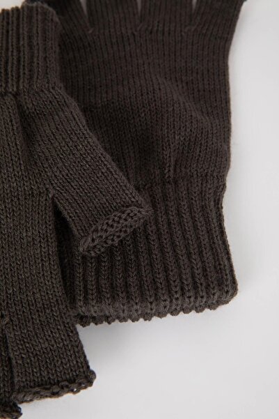 DeFacto Pánské úpletové rukavice - střih Fingered, L9300az23wn