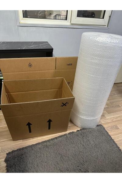 Koli Kutu Boş Koli 60x30x40Cm 210 Gr. 70kg Taşıma Kapasiteli,5Li Adet ÇiftOlu...