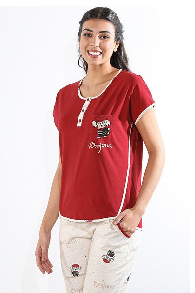 Bella Linda Cotton Women's Pajama Set
