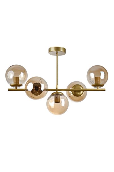 MARKATECH Roma Modern Tasarım Salon Yemek Odası Mutfak Eskitme Renk Bal Camlı...