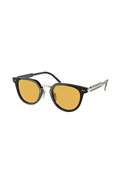 Prada PR17YAA07M49 Kadın Güneş Gözlüğü Siyah Kemik Çerçeve Sarı Lens UV400