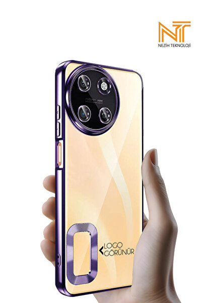 Nezih Case غطاء سيليكون فاخر من ريلمي 11 4G 4G بزوايا ملونة حماية شفافة للكاميرا