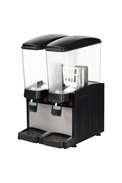 OMAKE İkili Şerbetlik - Karıştırıcılı - Soğutuculu - 20 Litre -  Ayran ve Lim...