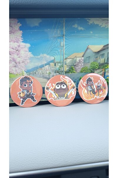 Yenaplanner Set de ornamente/set de insignă pentru geantă Valorant