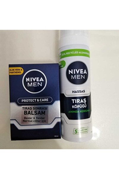 NIVEA Men Deep Pürüzsüz Traş Köpüğü & Nivea Men Protect Care Traş Sonrası Balsam