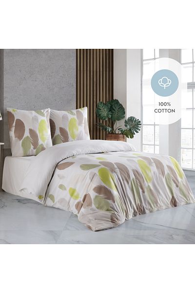 home sense Bettwäsche Bettgarnitur Set Baumwolle, atmungsaktiv, weich, Luxuriöser Bettdeckenbezug Bett