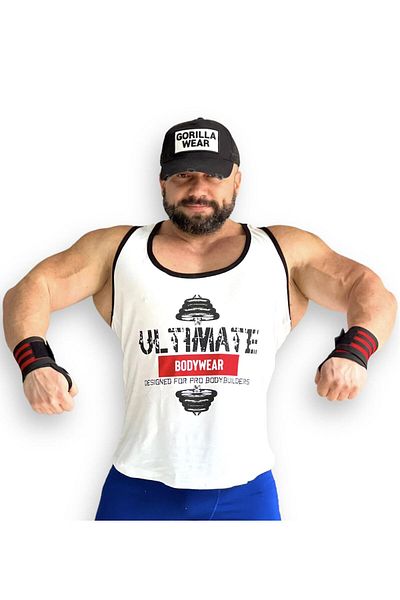 ULTIMATE BODYWEAR Λειτουργία V2 White Tanktop