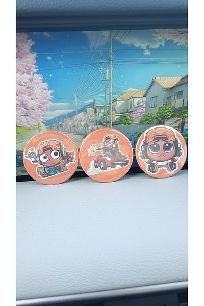 Yenaplanner Valorant Bag Ornament/Badge Set
