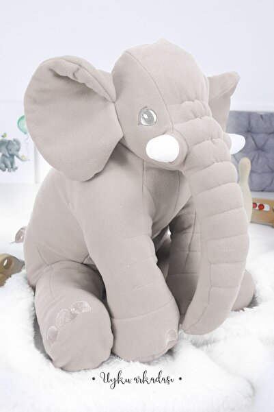 BEBEYATMAZ Bej Dev Boy Uyku Arkadaşım Fil Jumbo Boy 60 Cm