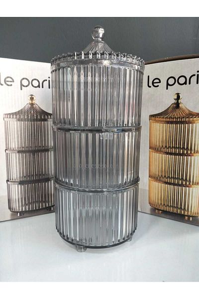 kurt41 3-tier Acrylic Presentation Holder - Dragelic and Cookie Holder Plastic