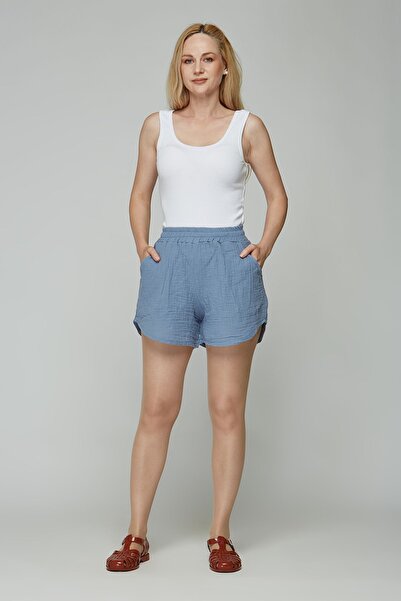 estewoman شورت موسلين بجيب قطن 100%