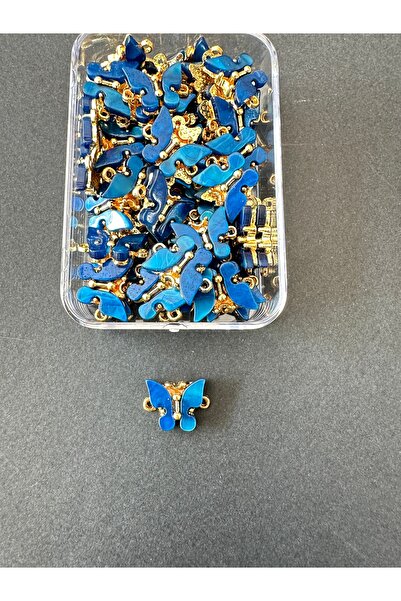 LİVZA BİJUTERİ Kelebek Takı Malzemesi Altın Kaplama yandan kulplu (2 Adet ) M...