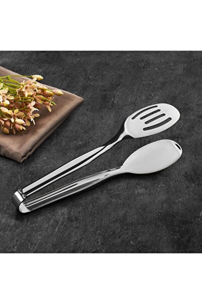 Avcı Luxury 3-Piece Tongs Serving Set 18/10 Stainless Steel