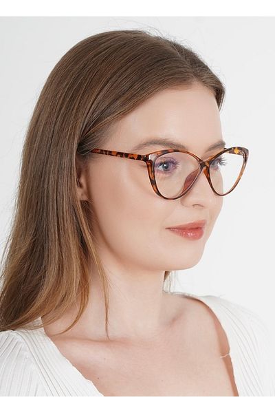 LOOKUP Blue Light Protection Glasses - Anti Blue Light, Changeable Glasses, Cat Eye Frame