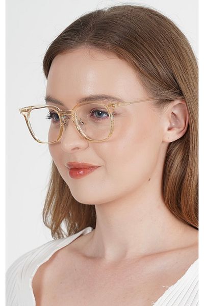 LOOKUP Blue Light Protection Glasses - Anti Blue Light, Changeable Glasses, SQUARE Frame