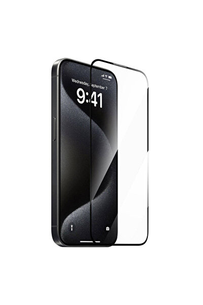 WIWU iPhone 15 Pro Max Uyumlu Temperli Ekran Koruyucu Wiwu GT-009 Polimer Ole...