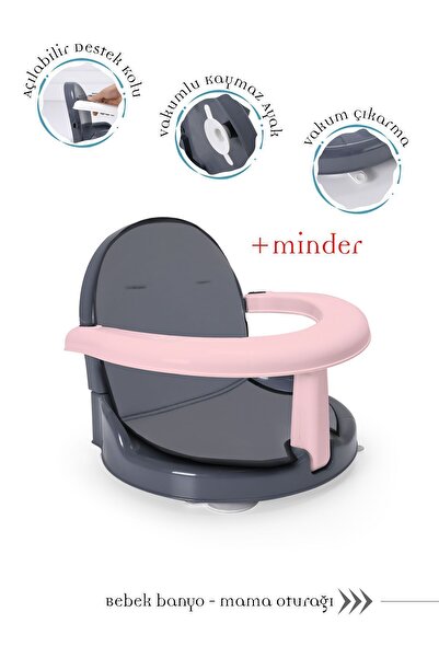 Bebeck Perfecto Yandan Açılır Minderli Banyo & Mama Oturağı