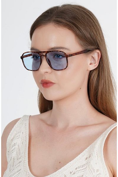 LOOKUP Unisex Vintage Sunglasses - UV400 Protected with Case and Cloth Gift