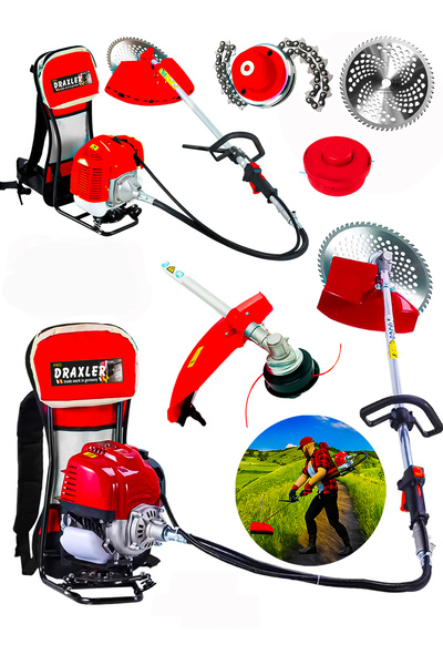 Pro Draxler Alman BL Çelik Motor 16 Hp Sırt Tipi Benzinli Motorlu Ot Çalı Tır...