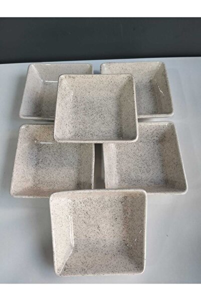 kurt41 KARE Seramik 6 Lüİ   Çerezlik SUNUMLUK