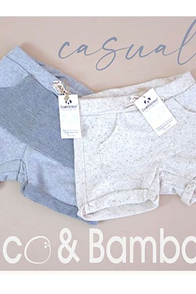 COALA&BAMBOO Unisex Pamuklu Şort