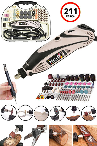 Pro Draxler Germany 1800 W Gravür Oyma Makinesi Dremel Taşlama Zımpara Kesme ...