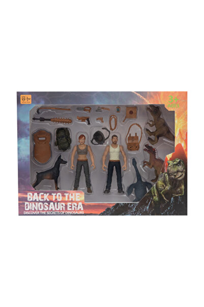 MEGA 2'li Figürlü Dinozorlu Savunma Seti