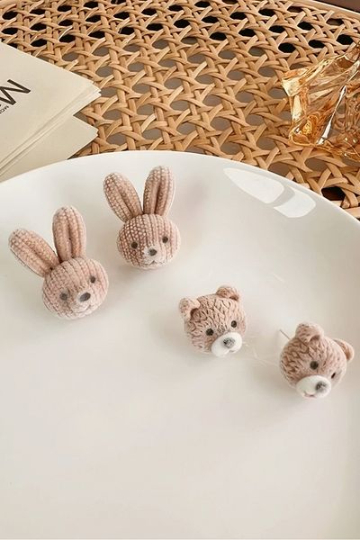 ELMATOLYE Animal Figure Minimal Design Earrings - Women's and Girls' Trend
