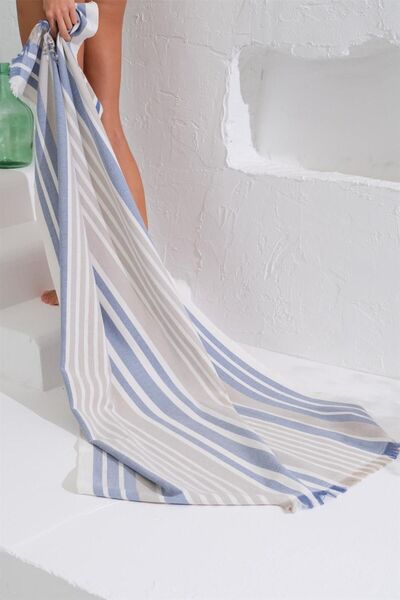 Homelover 100% Cotton Peshtemal Tassel Detail Beach Sea Towel 90x160