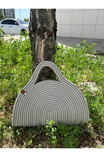 MaVaux Mia Hasır Jüt Clutch Çanta