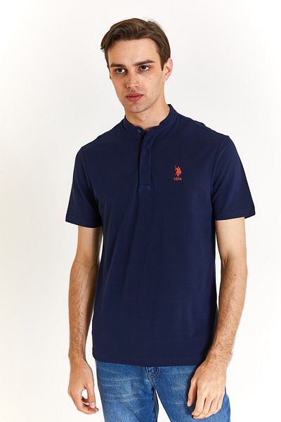 U.S. Polo Assn. ΒΑΣΗ. Ανδρικό αθλητικό μπλουζάκι POLO με κολάρο Regularfit - SANCHO G081GL011