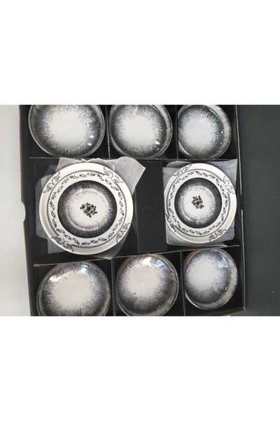 kurt41 12 Piece Luxury Bowl and Plate Snack Bowl Set