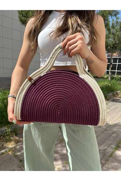 MaVaux Mia Straw Jute Small Bag
