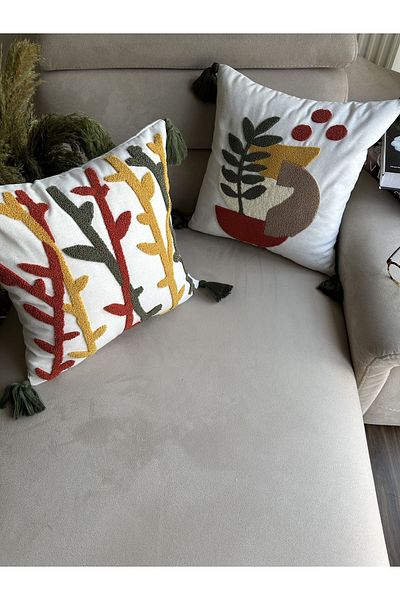 en gözde home 2 Punch Embroidered Kilift