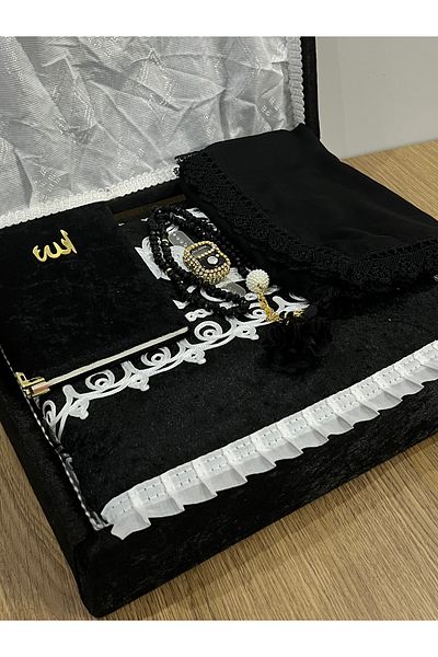 AYHANHOME طقم العروس المخملية - حزمة مهر مكونة من 6 قطع مع صندوق تخزين